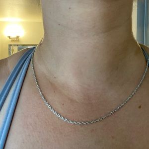 18 inch silver chain juicy couture